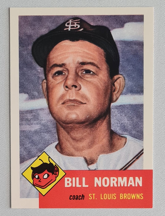 Bill Norman - 1953 Topps Baseball Archives The Ulimate Series MLB St. Louis Browns #245