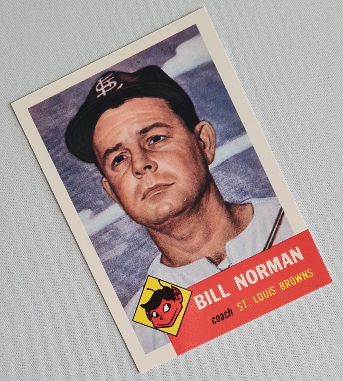 Bill Norman - 1953 Topps Baseball Archives The Ulimate Series MLB St. Louis Browns #245