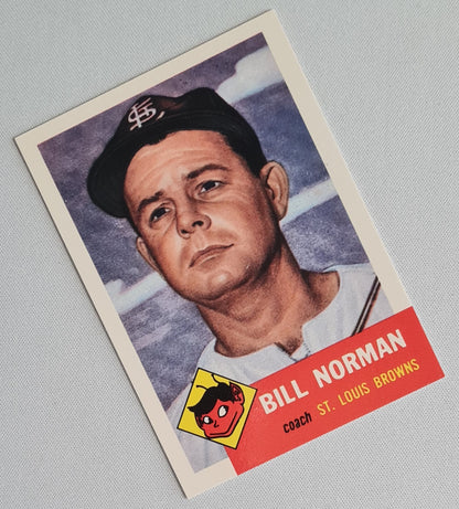 Bill Norman - 1953 Topps Baseball Archives The Ulimate Series MLB St. Louis Browns #245