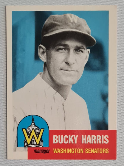 Bucky Harris - 1953 Topps Baseball Archives The Ulimate Series MLB Washington Senators Manager #313