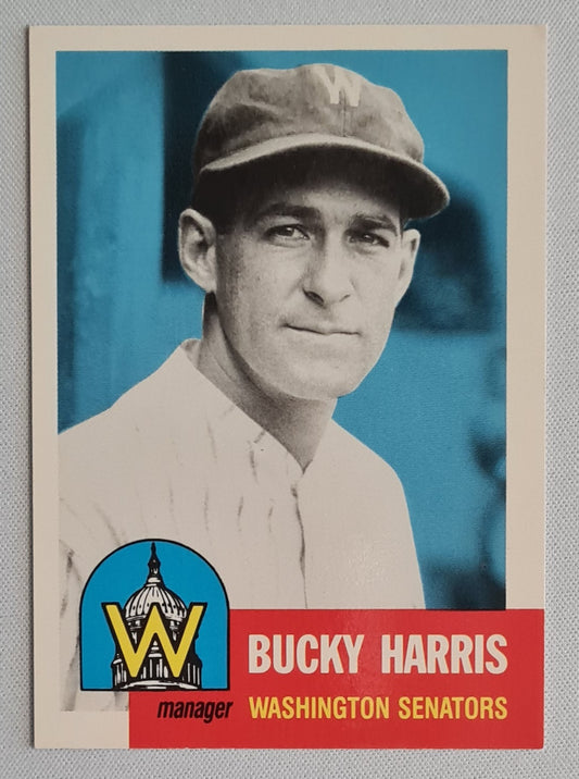 Bucky Harris - 1953 Topps Baseball Archives The Ulimate Series MLB Washington Senators Manager #313