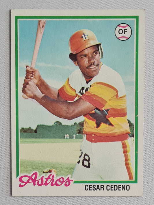 Cesar Cedeno - 1978 Topps "Chewing Gum Inc." MLB Houston Astro's #650