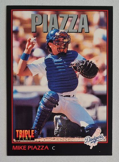 Mike Piazza - 1993 Leaf Inc. Triple Play MLB #55