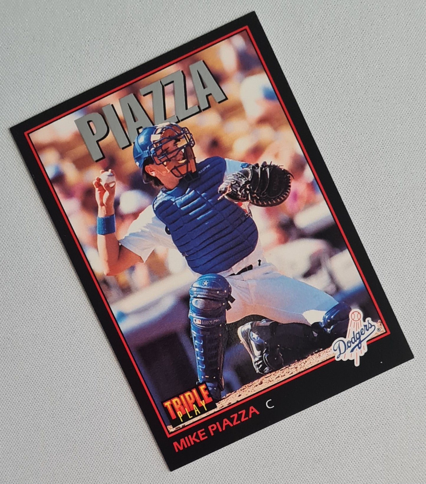 Mike Piazza - 1993 Leaf Inc. Triple Play MLB #55
