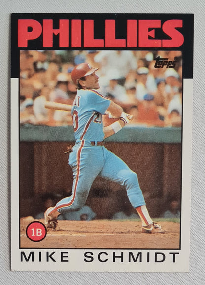 Mike Schmidt - 1986 Topps "Chewing Gum" Inc. MLB Philies #200