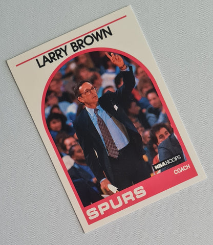 Larry Brown - 1989 NBA (Hoops) Properties Spurs Coach #102