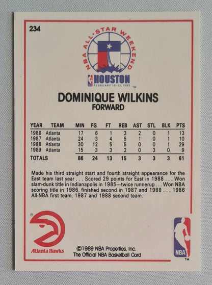 Dominique Wilkins - 1989 NBA Properties Inc NBA All-Star Game Weekend Houston #234