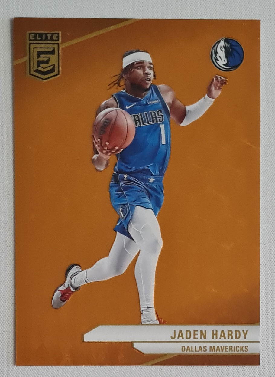Jaden Hardy - 2023/24 Panini Donruss Elite Basketball NBA Dallas Mavericks #56 Orange