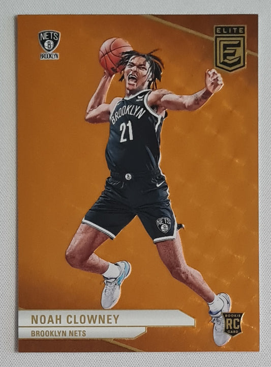 Noah Clowney - 2023/24 Panini Donruss Elite Basketball NBA Brooklyn Nets #201 Orange