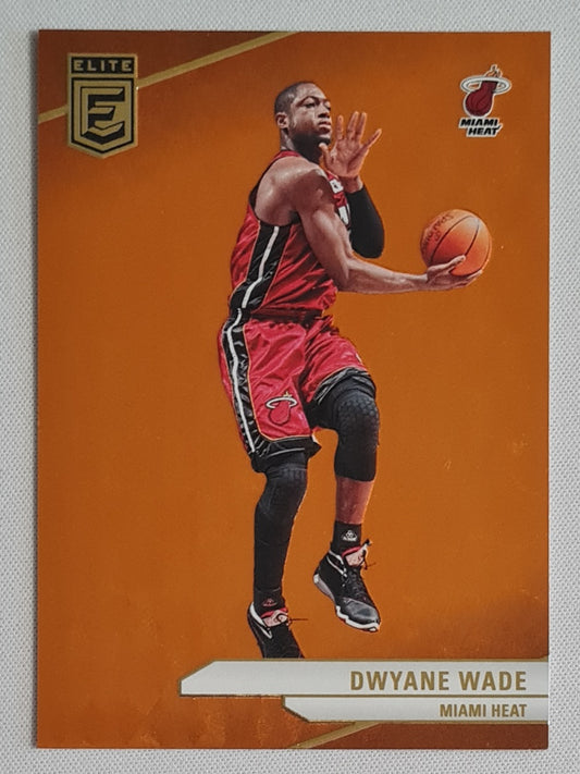 Dwyane Wade - 2023/24 Panini Donruss Elite Basketball NBA Miami Heat #77 Orange
