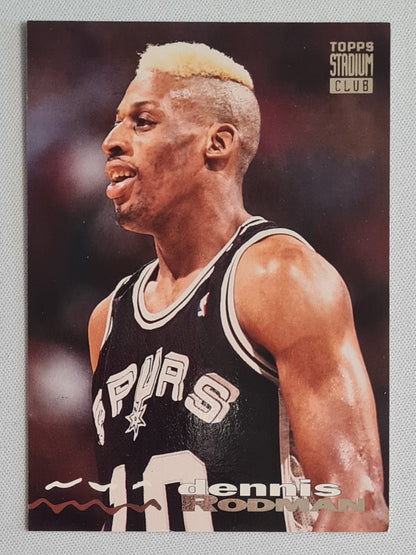 Dennis Rodman - 1994 Topps Stadium Club NBA Basketball San Antonio Spurs #305