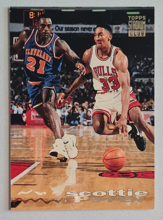 Scottie Pippen - 1994 Topps TSC NBA Basketball Chicago Bulls #300