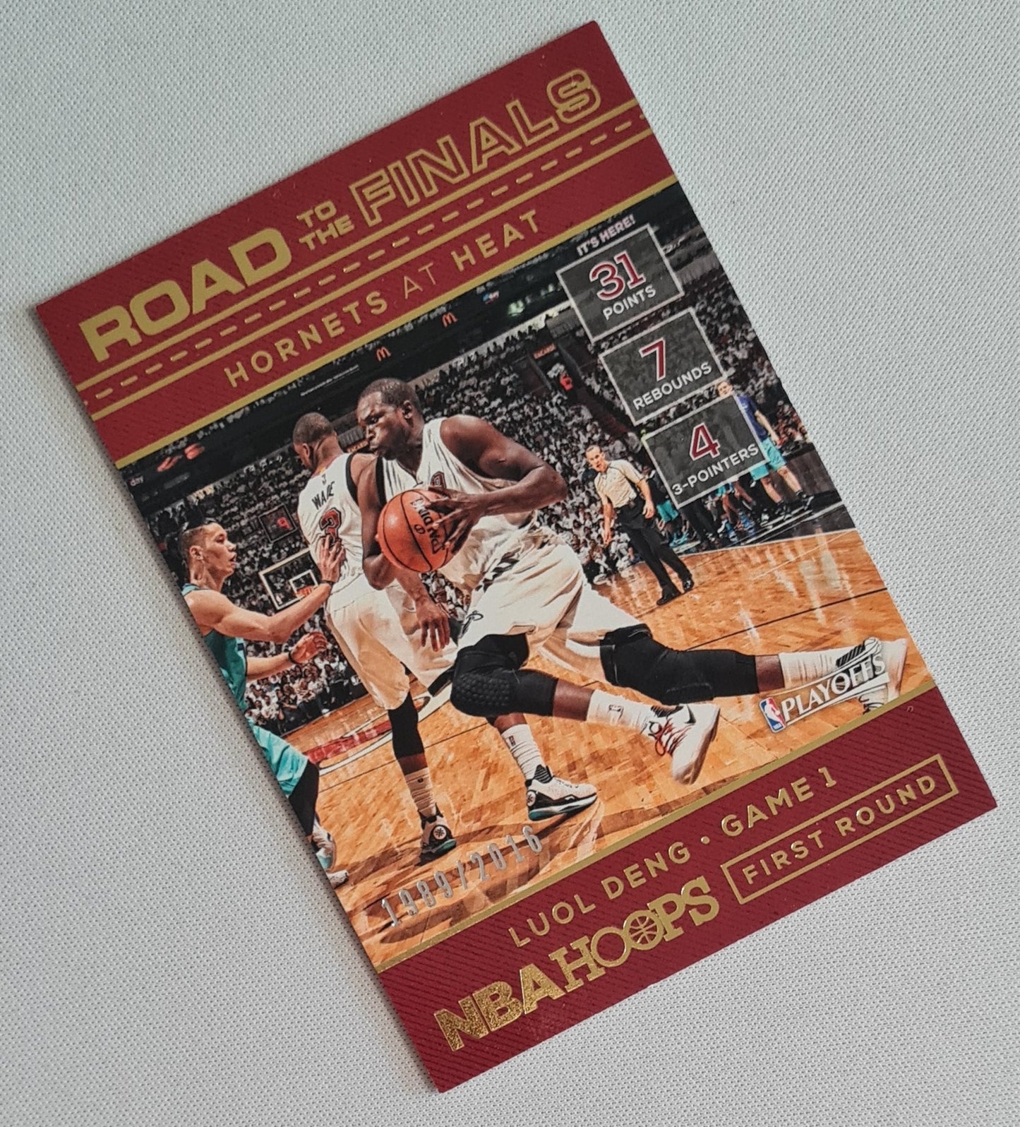 Luol Deng - 2016/17 Panini Hoops Basketball Playoffs Game 1 #11 Road to the Finals