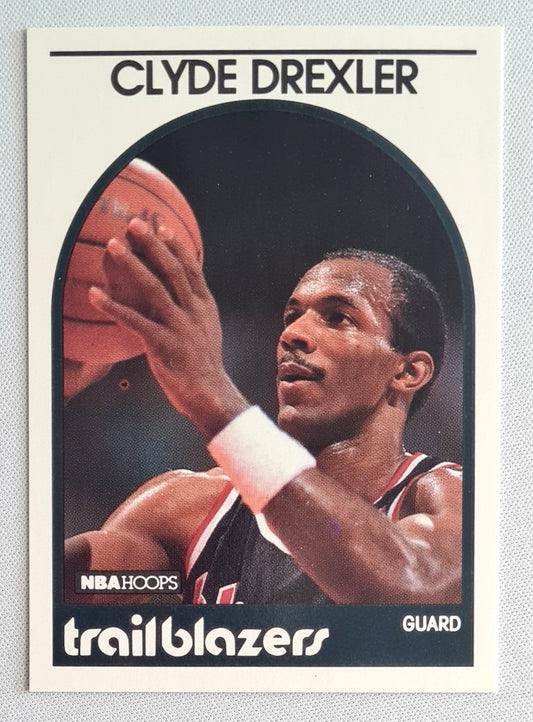 Clyde Drexler - 1989 NBA (Hoops) Property Inc. Portland Trailblazer #190