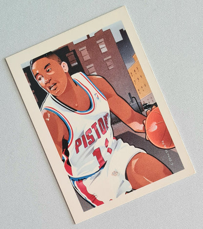 Isiah Thomas - 1991 NBA (hoops) Property Inc. Illustrated by: Kevin Conran #510