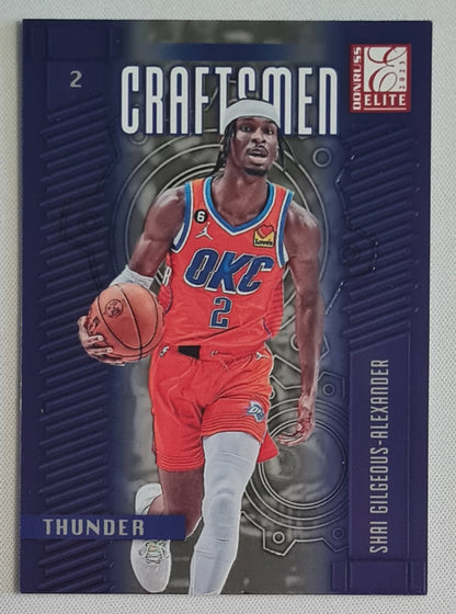 Shai Gilgeous-Alexander - 2023/24 Panini Donruss Elite CRAFTSMEN Basketball NBA Thunder #9