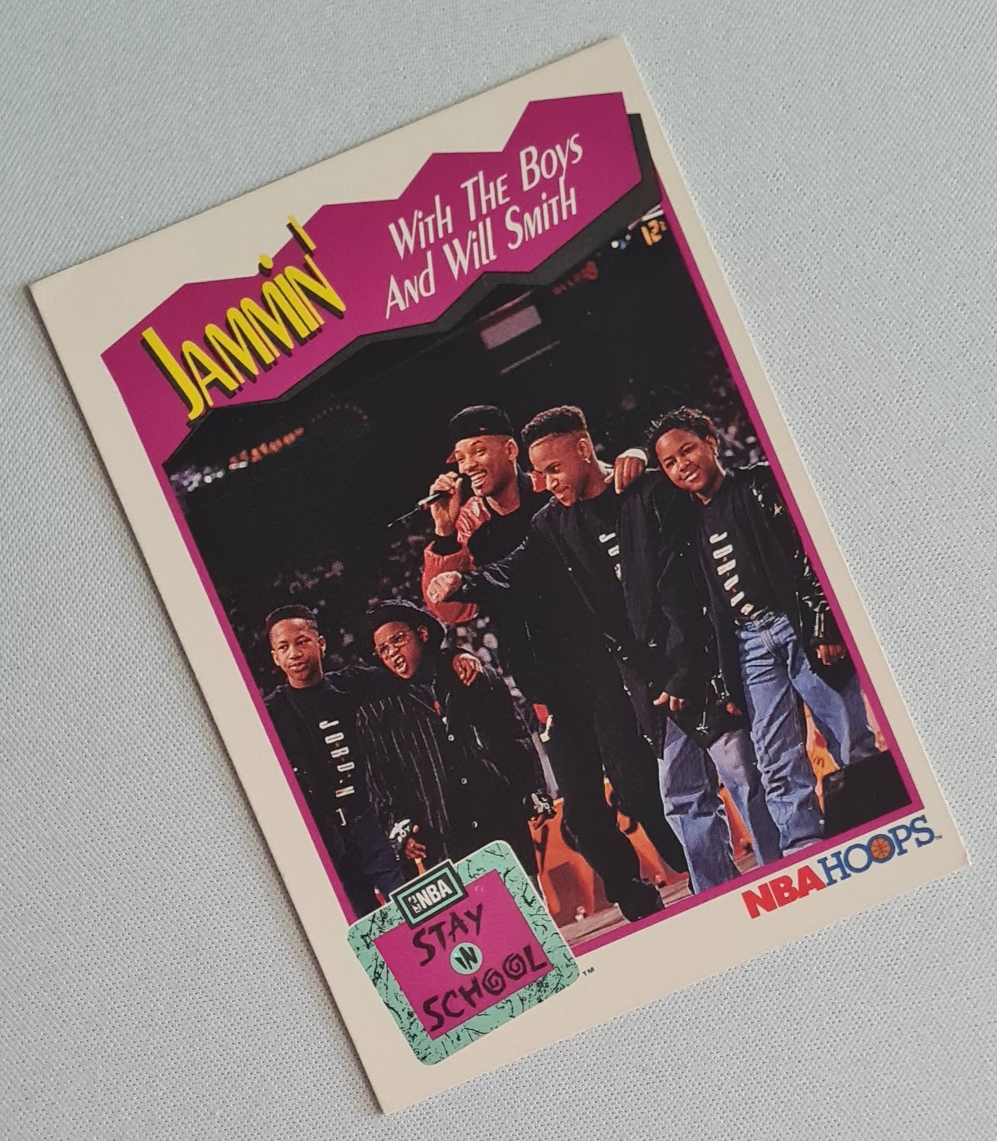 Will Smith - 1991 NBA Hoops featuring - Stay in School - Jammin with the Boys and Will Smith #326