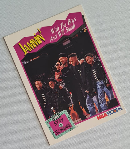 Will Smith - 1991 NBA Hoops featuring - Stay in School - Jammin with the Boys and Will Smith #326