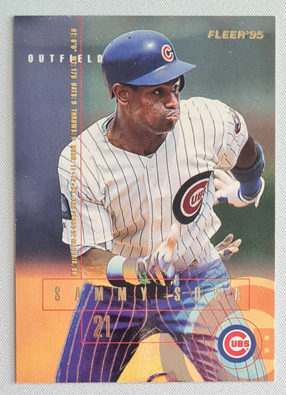 Sammy Sosa - 1994 Fleer MLB Baseball Chicago Cubs #424