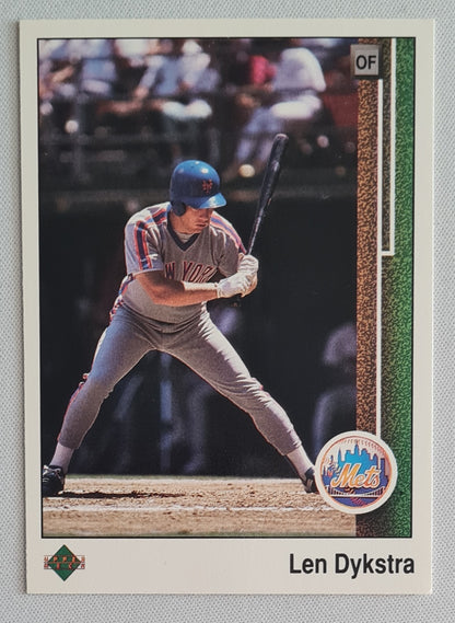Len Dykstra - 1989 Upper Deck MLB Baseball NY Mets #369