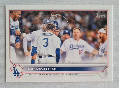 L.A. Dodgers - 2022 Topps MLB Baseball Dodgers Wild Card Game - Moving on! #238