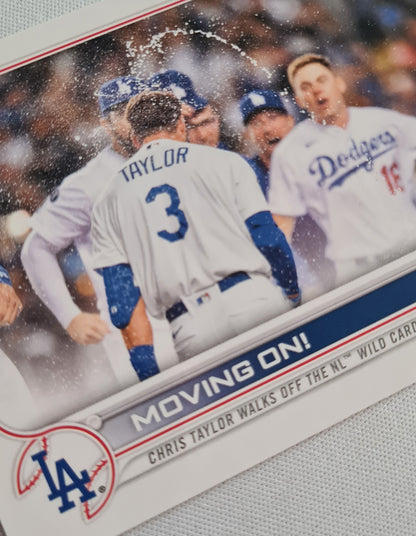 L.A. Dodgers - 2022 Topps MLB Baseball Dodgers Wild Card Game - Moving on! #238