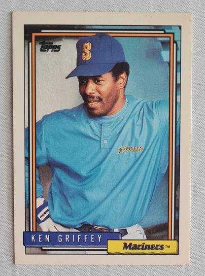 Ken Griffey - 1992 Topps MLB Baseball Mariners #250 (read)