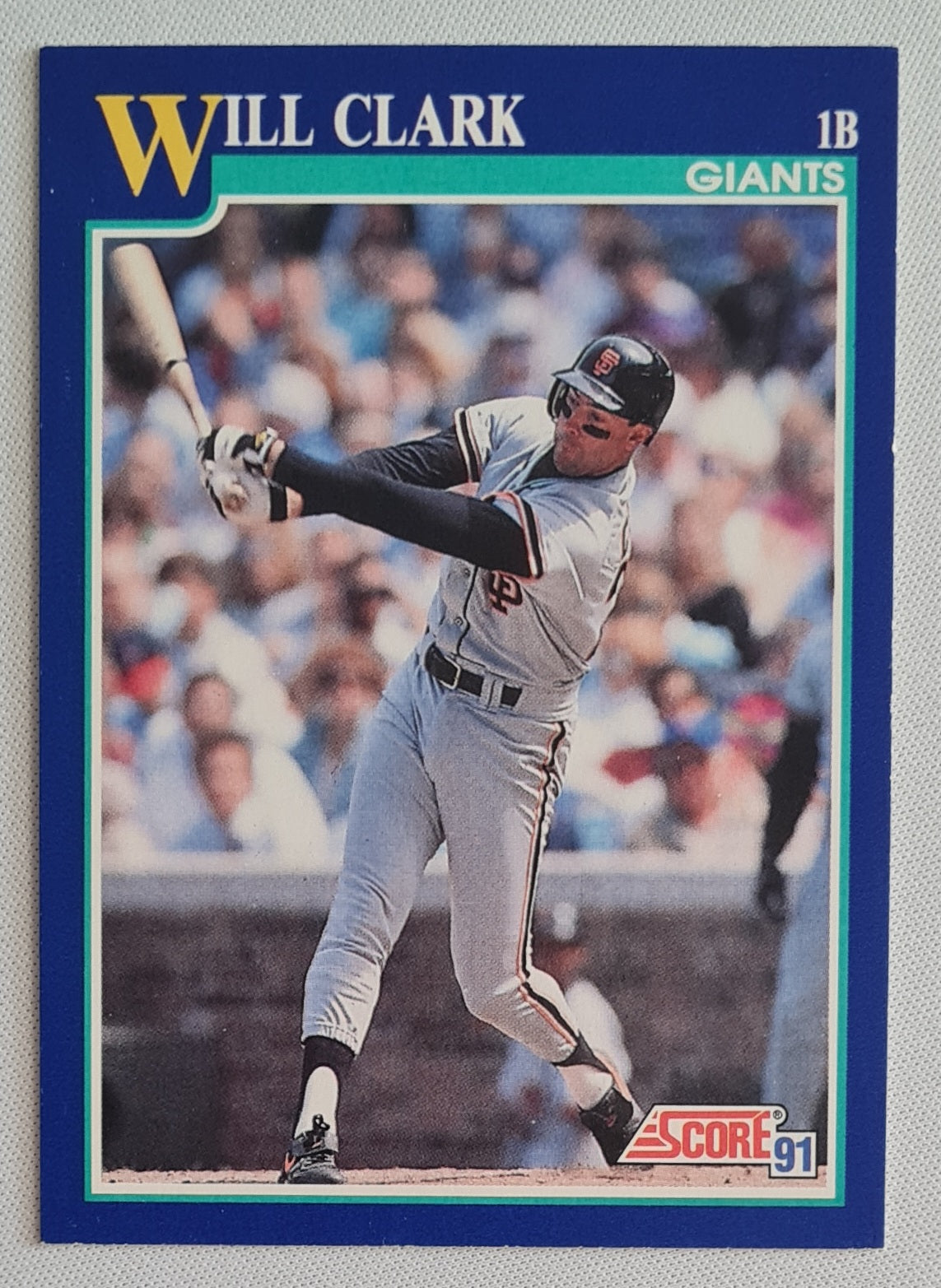 Will Clark - 1991 Score MLB Baseball SF Giants #7