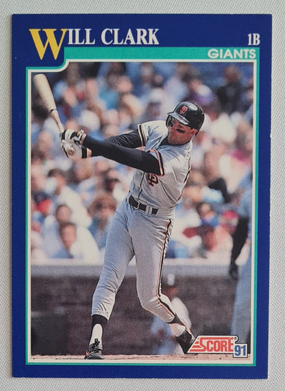 Will Clark - 1991 Score MLB Baseball SF Giants #7