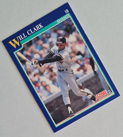 Will Clark - 1991 Score MLB Baseball SF Giants #7