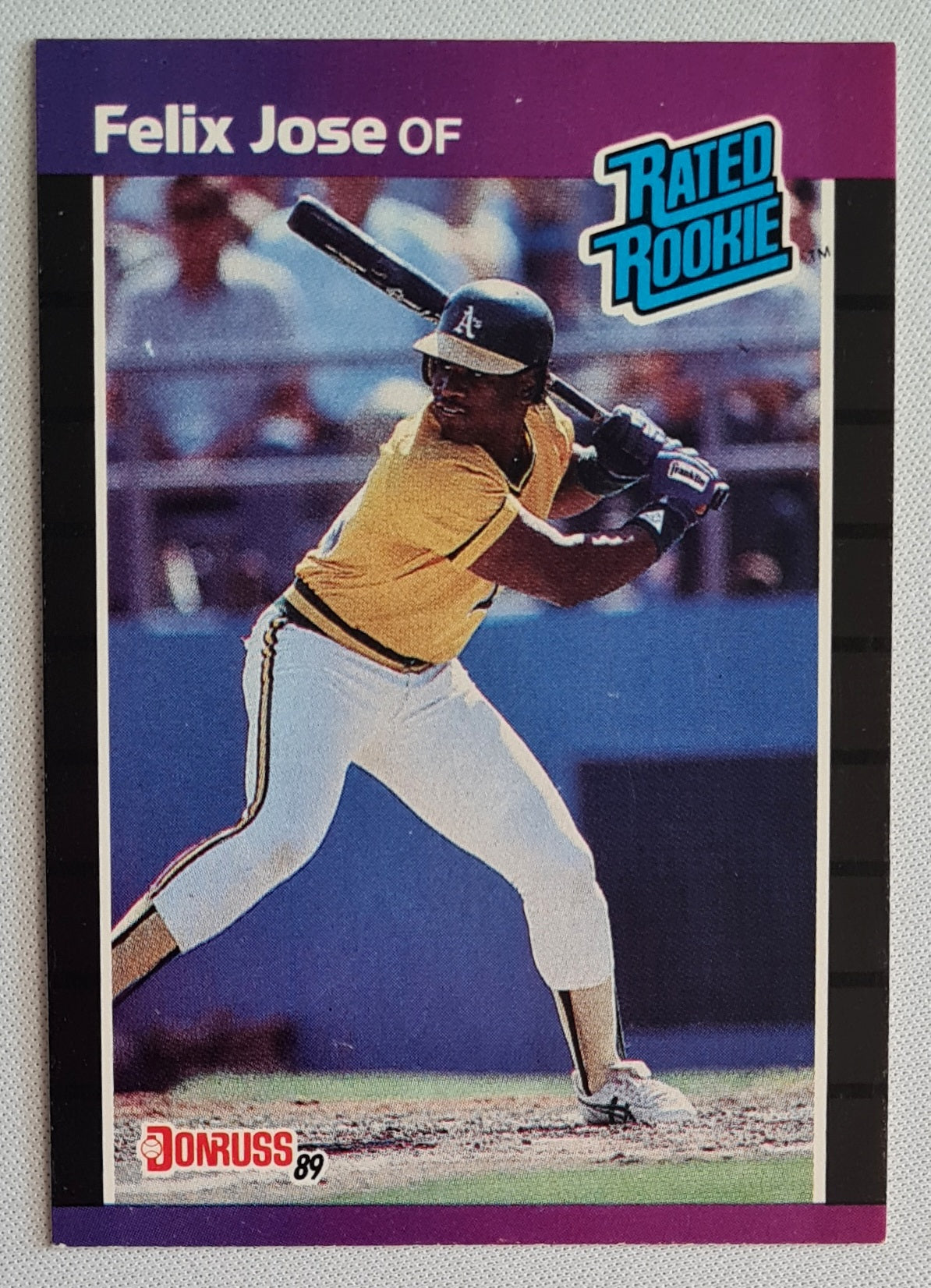 Felix Jose - 1988 Leaf Donruss MLB Baseball Rated Rookie #38