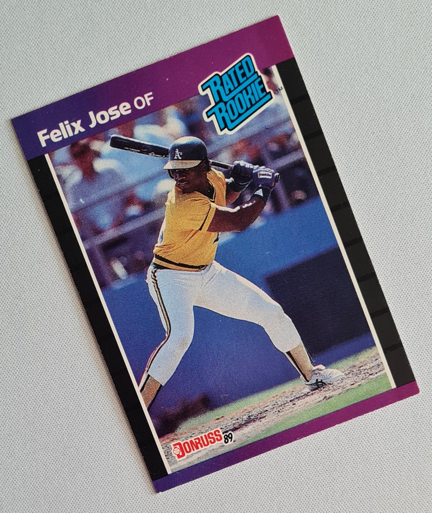 Felix Jose - 1988 Leaf Donruss MLB Baseball Rated Rookie #38