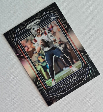 Bailey Zappe - 2022 Panini Chronicles Prizm Black Football NFL New England #PB-24