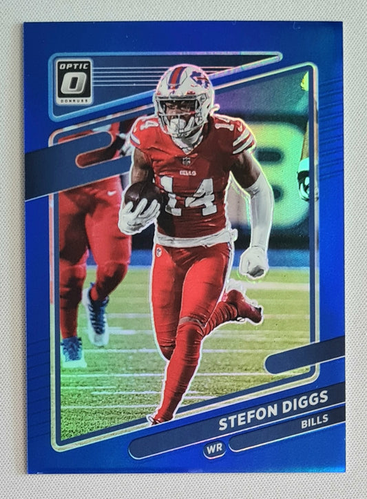 Stefon Diggs - 2021 Panini Donruss Optic Football NFL Buffalo Bills #51 Blue Refractor /179