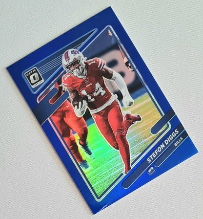 Stefon Diggs - 2021 Panini Donruss Optic Football NFL Buffalo Bills #51 Blue Refractor /179
