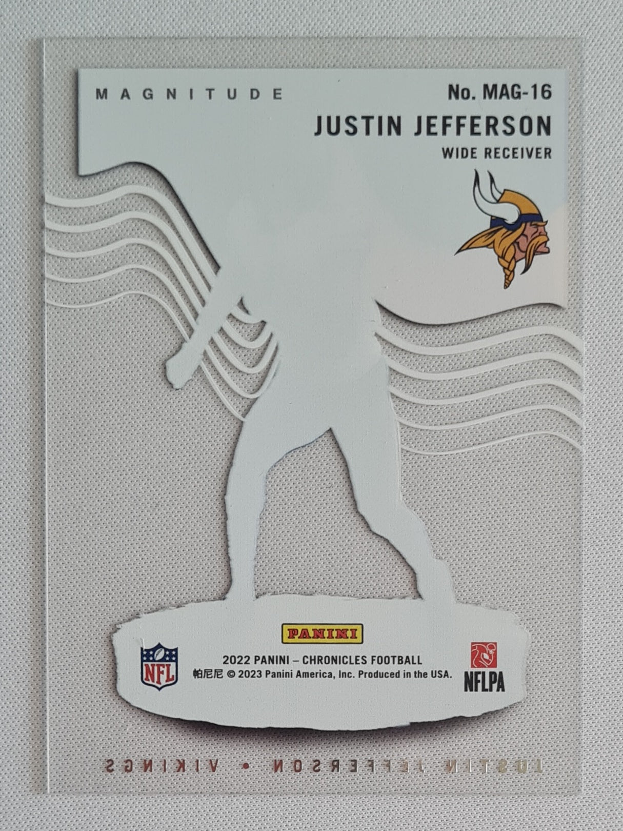 Justin Jefferson - 2022 Panoni Chronicles Football NFL Vikings Magnitude # Mag-16