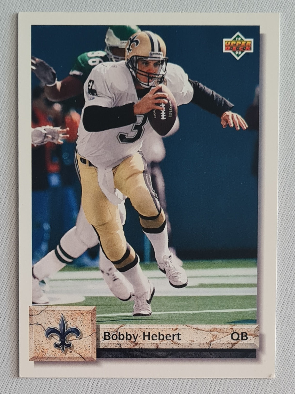 Bobby Hebert - 1992 Upper Deck NFL Football Saints #275