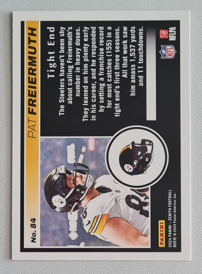 Pat Freiermuth - 2024 Panini Zenith Football NFL Steelers #84