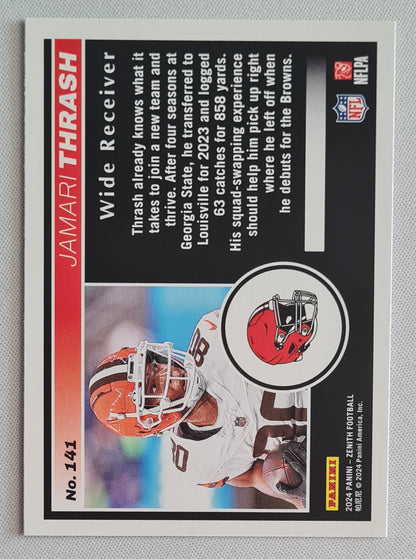 Jamari Thrash - 2024 Panini Zenith Football NFL Cleveland Browns #141