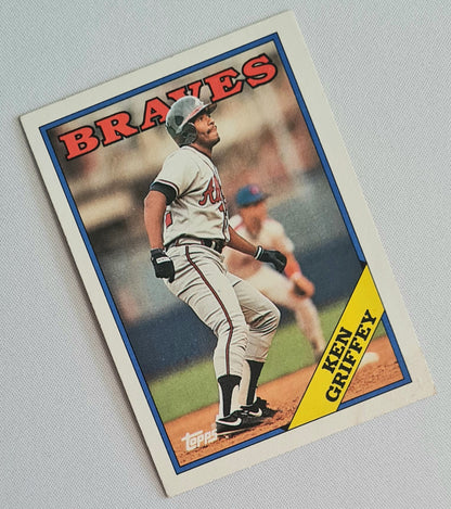 Ken Griffey - 1988 Topps MLB Baseball Braves #443