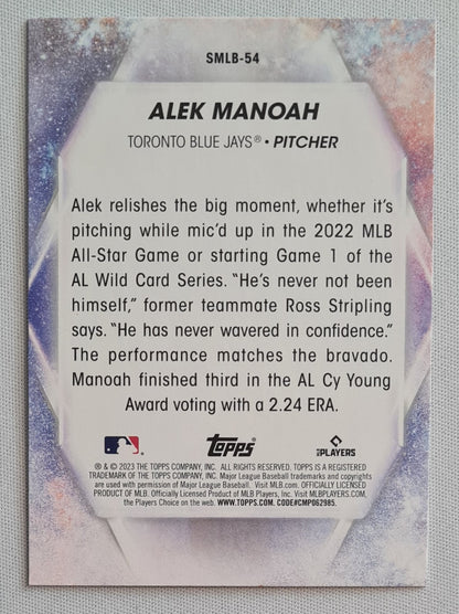 Alek Manoah - 2023 Topps MLB Baseball Toronto Blue Jays STARS of MLB #SMLB-54