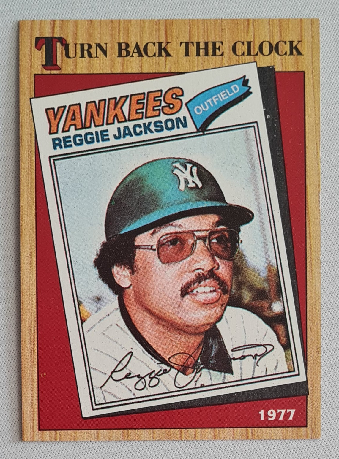 Reggie Jackson - 1987 Topps (Chewing Gum) Turn Back the Clock MLB Yankees #312