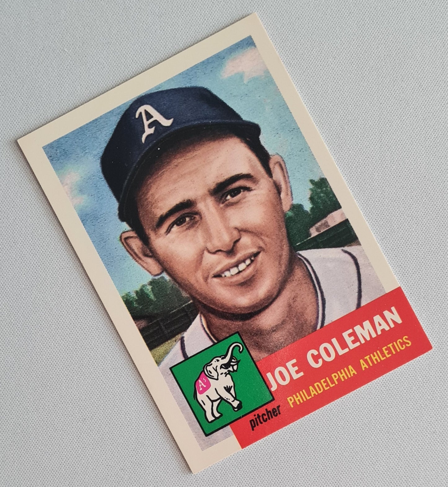 Joe Coleman - 1953 Topps Baseball Archives The Ultimate 1953 Series MLB Baseball Philadelphia Athletics #279