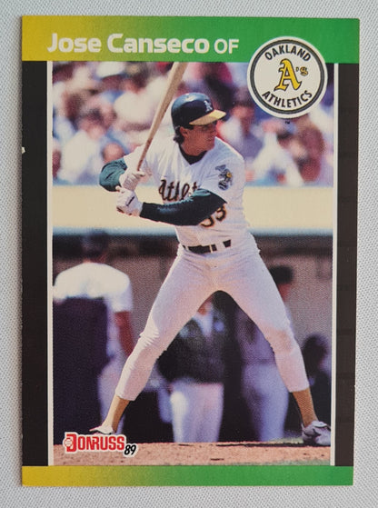 Jose Canseco - 1988 Leaf Donruss MLB Baseball Oakland Athletics #91