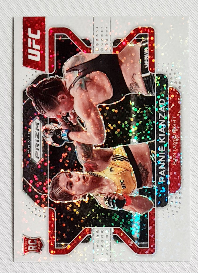 Pannie Kianzad - 2022 Panini Prizm UFC Fighter Bantamweight (RC) #58 White Prizm Speckle