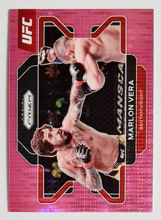 Marlon Vera - 2022 Panini Prizm UFC Fighter Bantamweight #56 Pink Pulsar /42