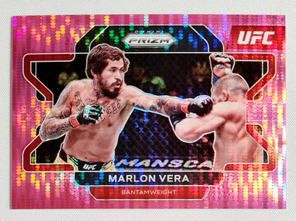 Marlon Vera - 2022 Panini Prizm UFC Fighter Bantamweight #56 Pink Pulsar /42