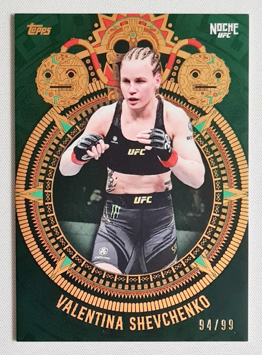 Valentina Schevchenko - 2024 Topps Noche UFC Fighter Flyweight #04 /99