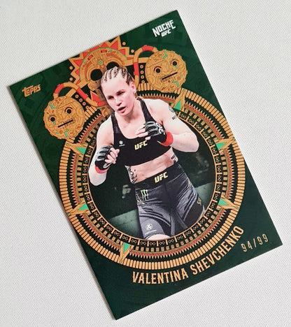 Valentina Schevchenko - 2024 Topps Noche UFC Fighter Flyweight #04 /99