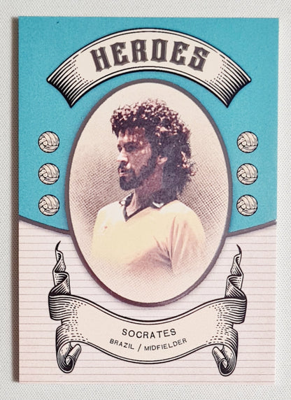 Socrates - 2024 Futera National Team Brazil HEROES #FH54 /250